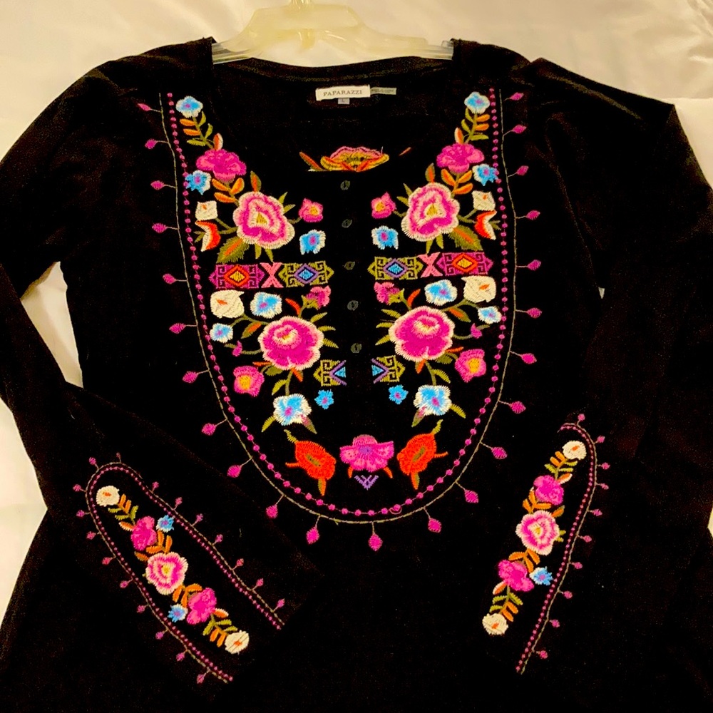 Bohemian tunic top
